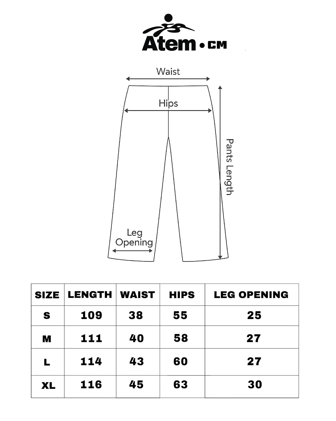 Atem Racing Pants - Black / Unisex - Oversize Fit