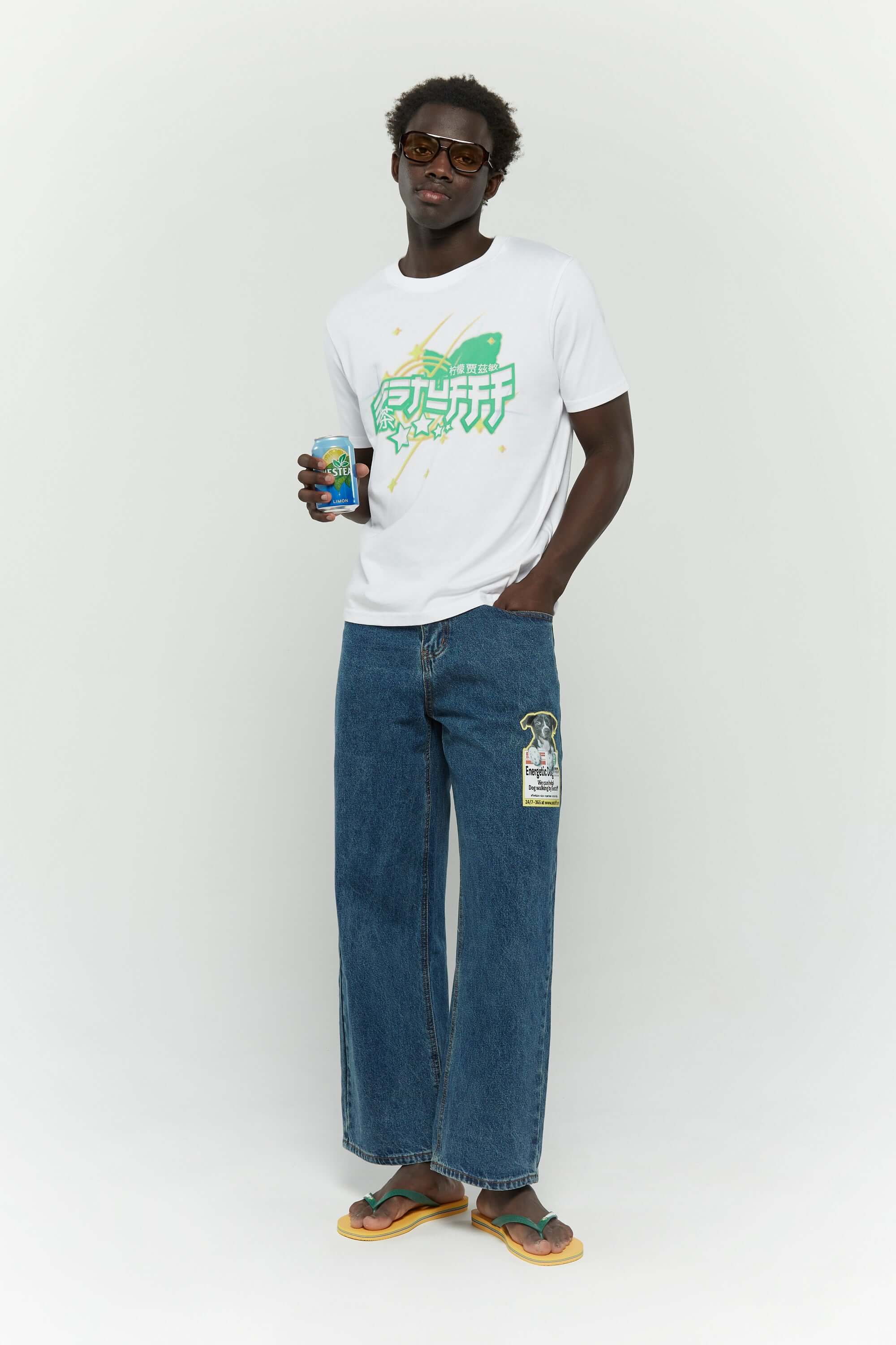 SSSTUFFF Best Green Tea T-Shirt - White