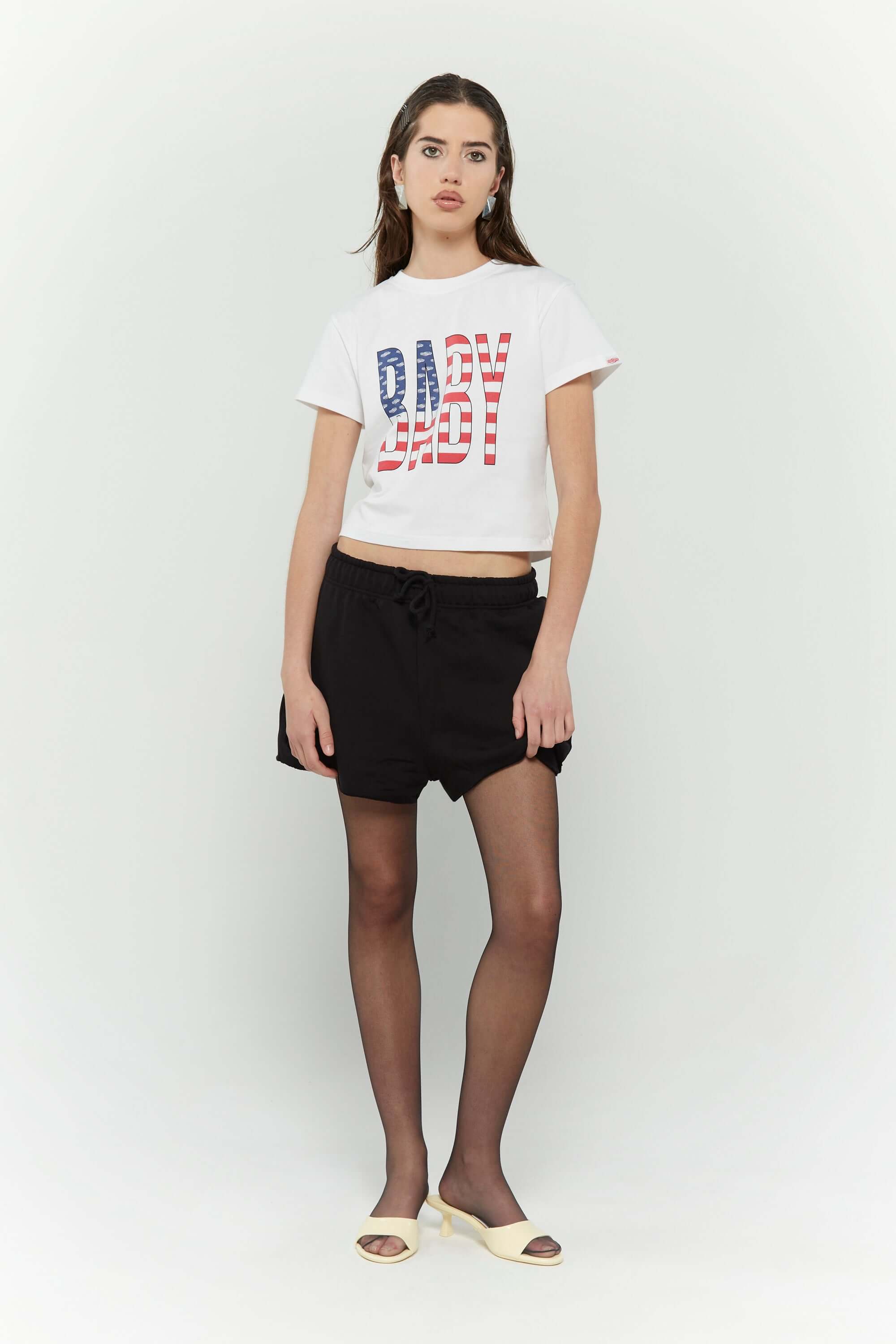 SSSTUFFF Baby USA T-shirt - White