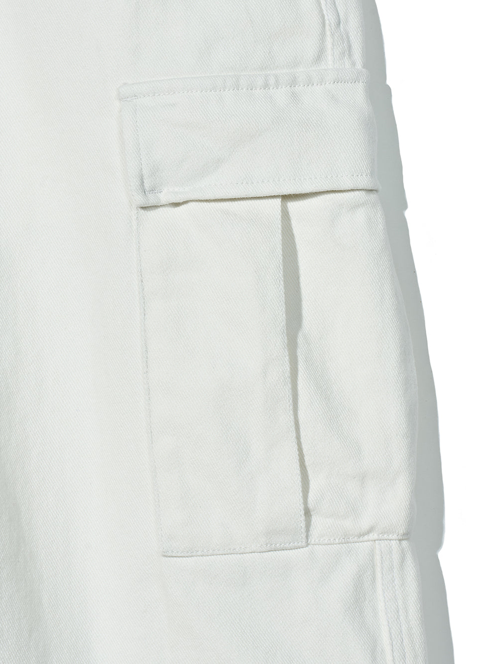 Partimento Bermuda Cargo Pants - Off White
