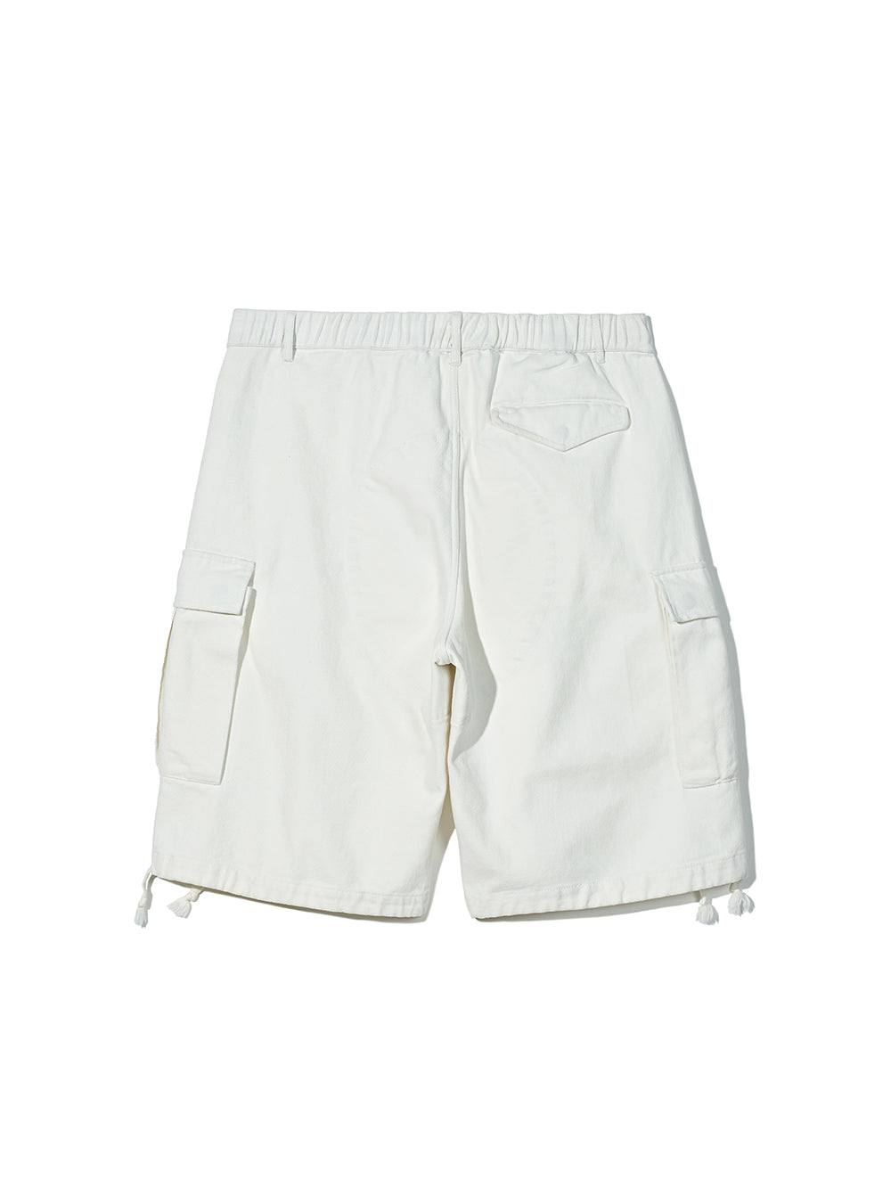Partimento Bermuda Cargo Pants - Off White