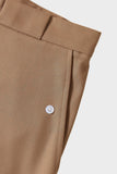 SSSTUFFF Button Twill Trousers- Beige