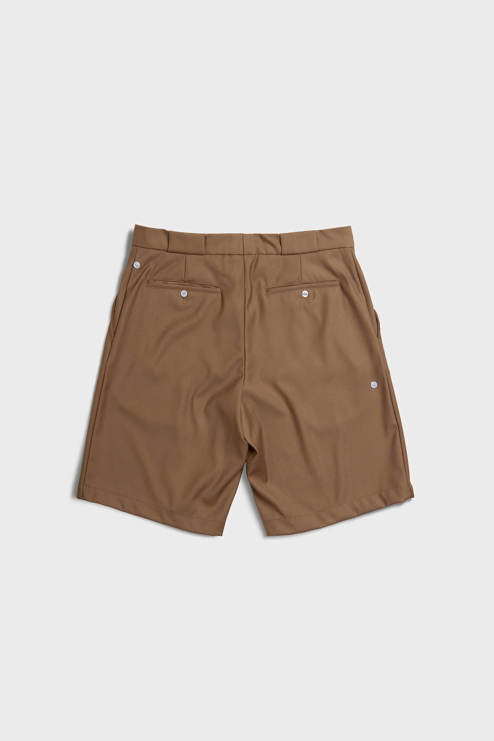 SSSTUFFF Button Twill Shorts - Beige