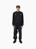 Space Available X Western Hydrodynamics Research Upcycled Logo Sweatshirt - Black
