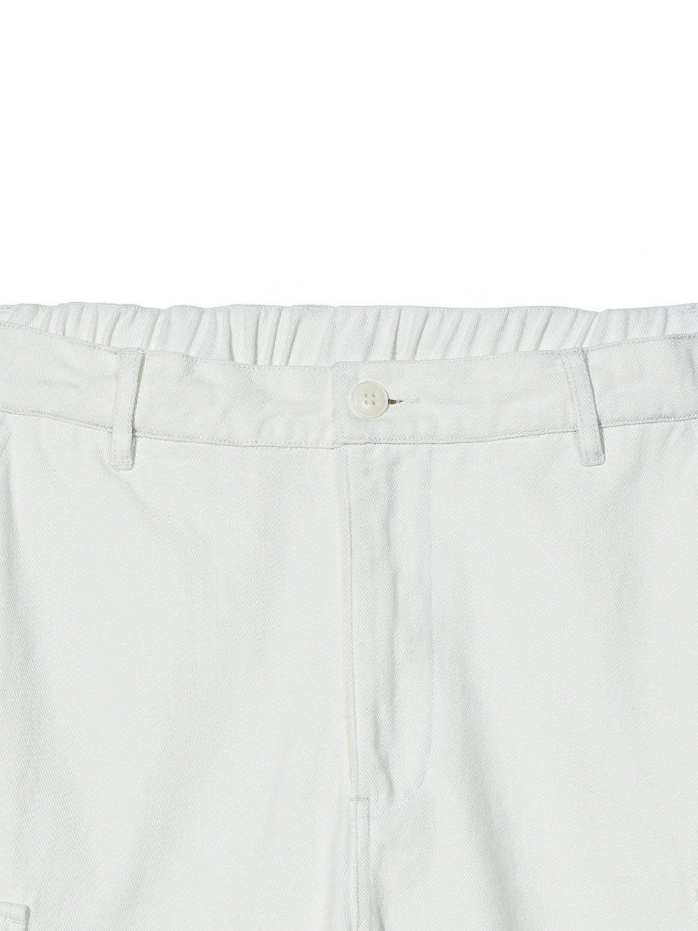 Partimento Bermuda Cargo Pants - Off White