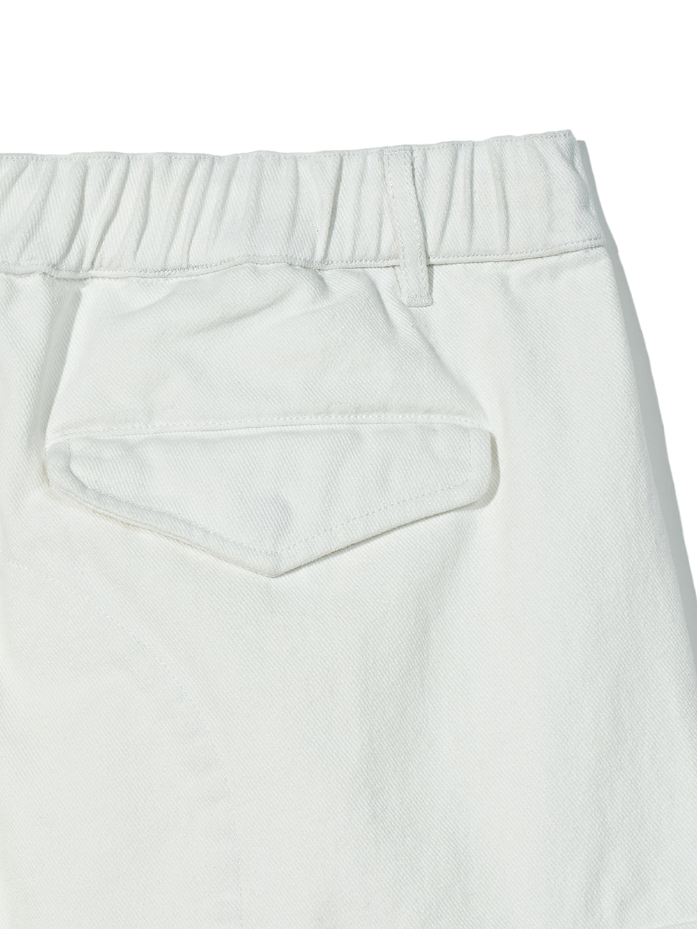 Partimento Bermuda Cargo Pants - Off White