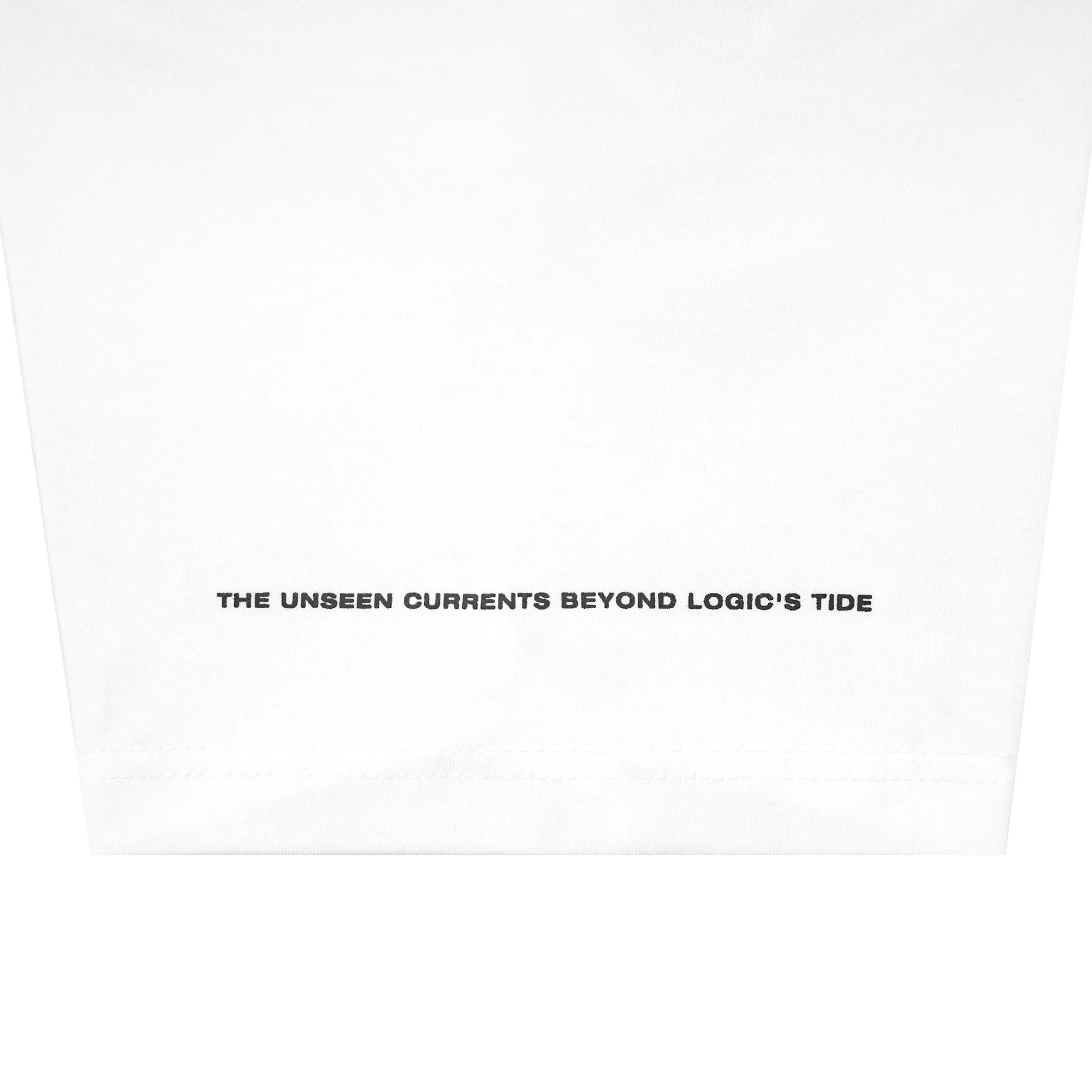 POSHBRAIN CONTEMPT TEE - WHITE