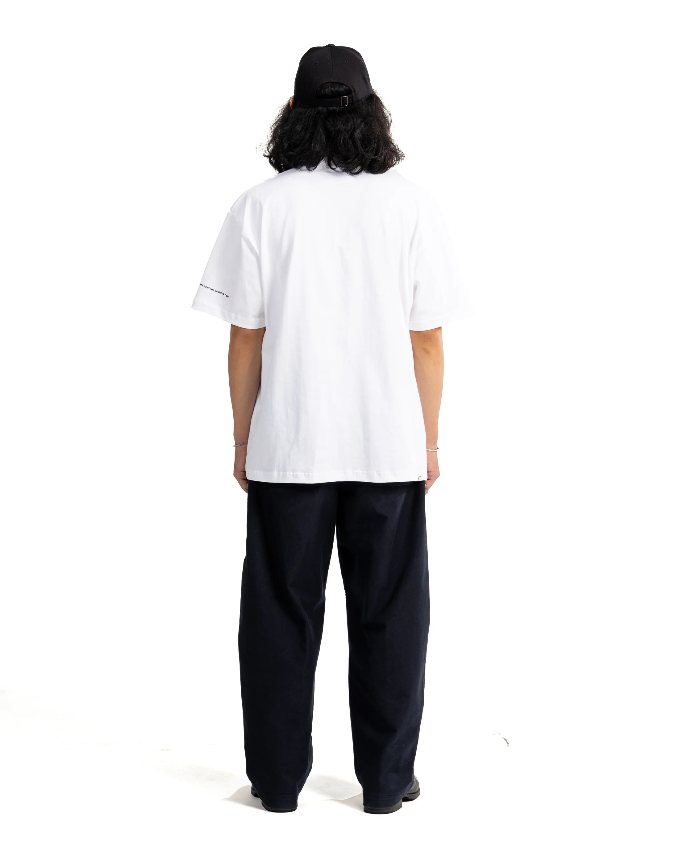 POSHBRAIN PORTABLE HEAD TEE - WHITE