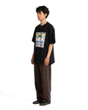 POSHBRAIN TEXTING TEE - BLACK