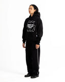 POSHBRAIN HOLZER HOODIE - BLACK