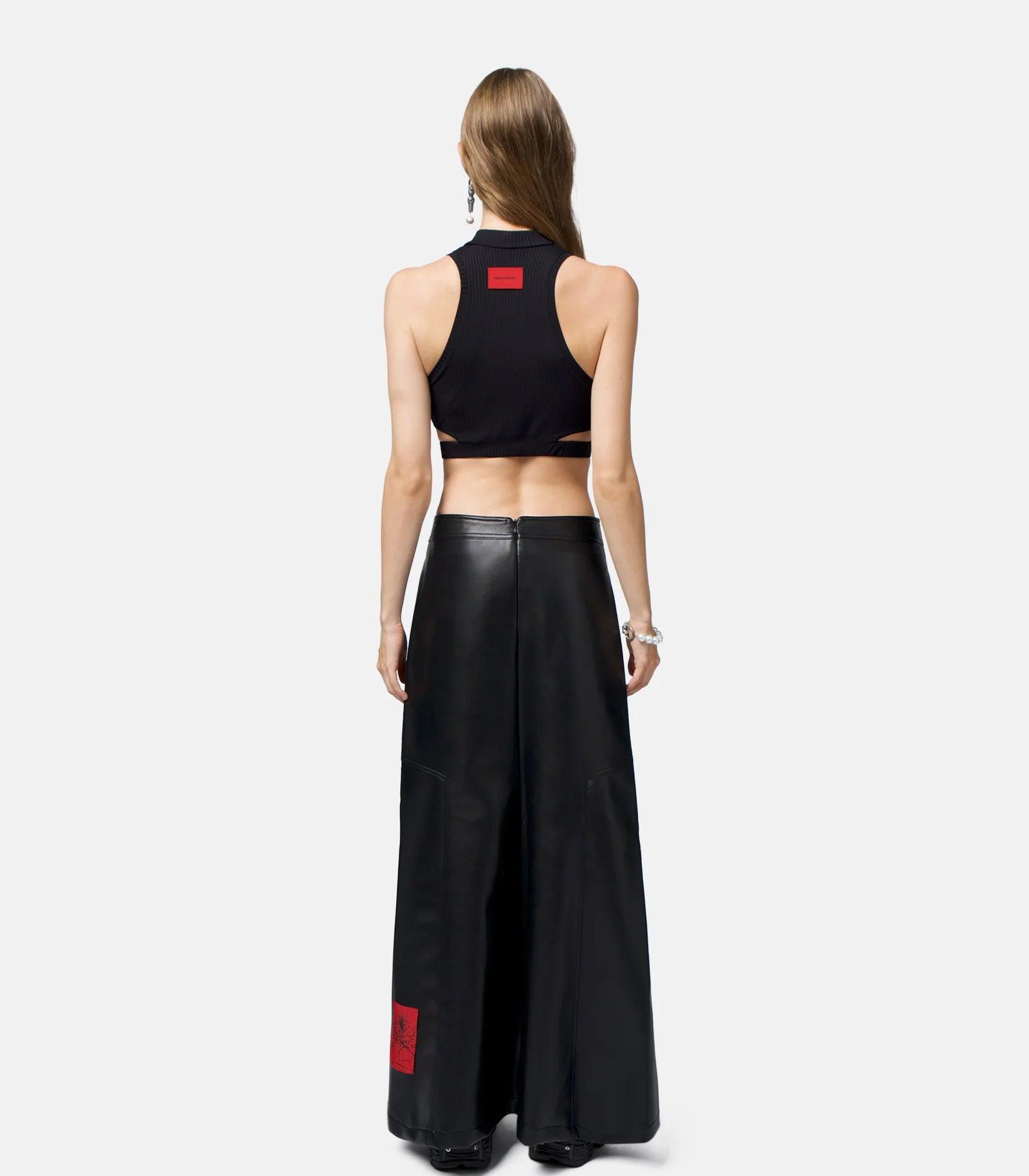 A Better Mistake Recycled Leather Skirt - SUPERCONSCIOUS BERLIN