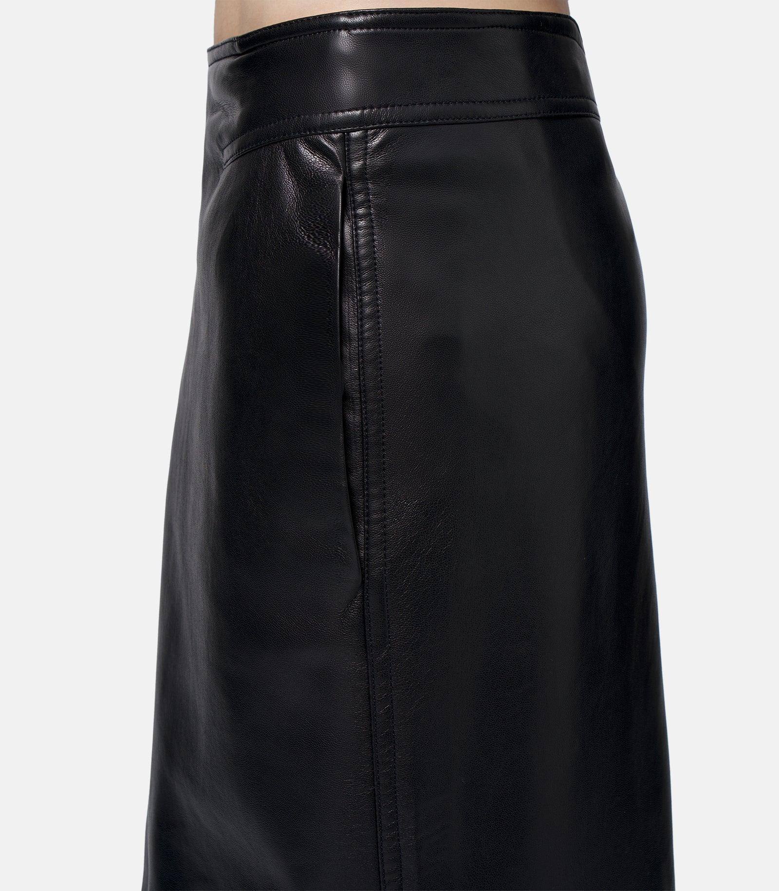 A Better Mistake Recycled Leather Skirt - SUPERCONSCIOUS BERLIN