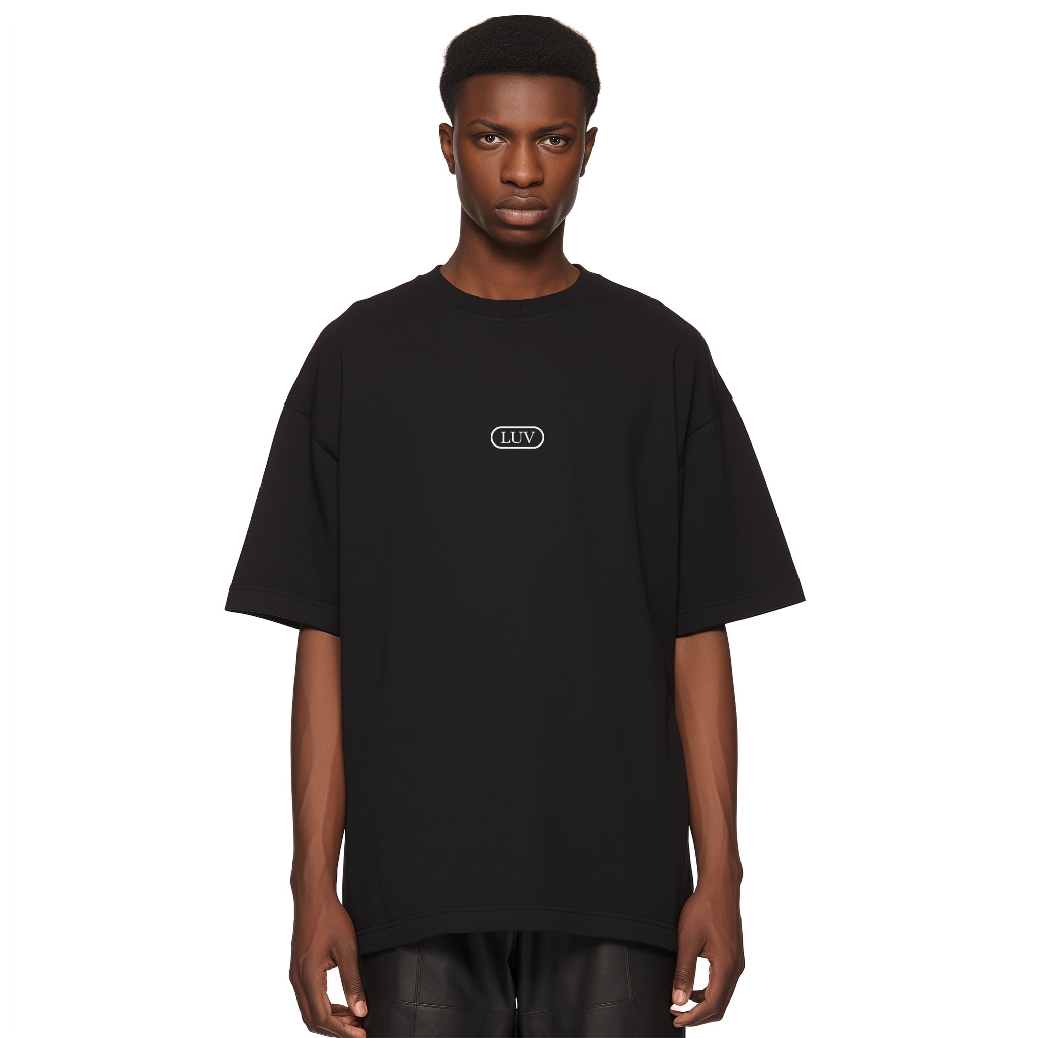 Lost Utopian Visions LUV / Pill Logo T-Shirt - Black