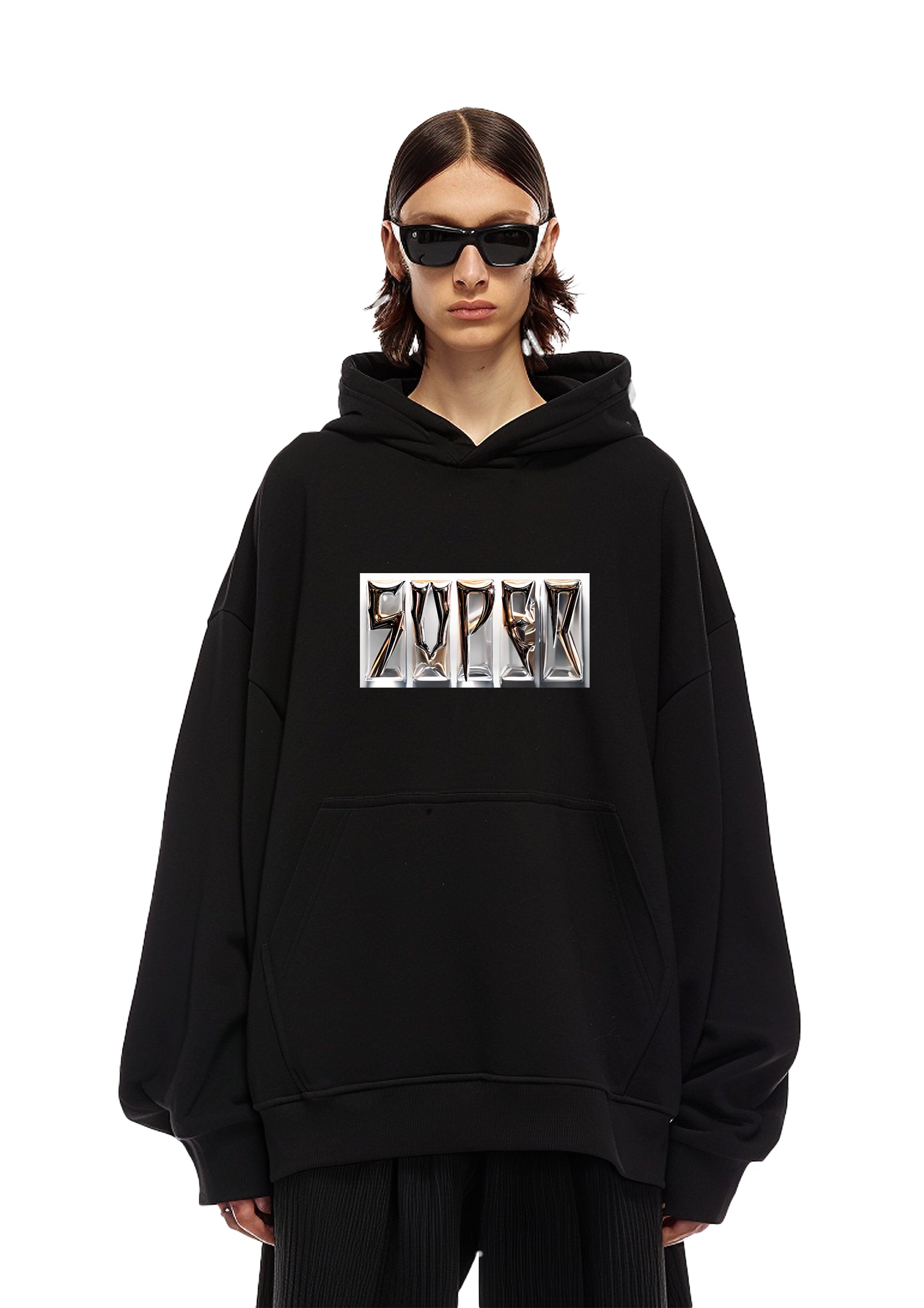 Superconscious Metal Fusion Hoodie Black