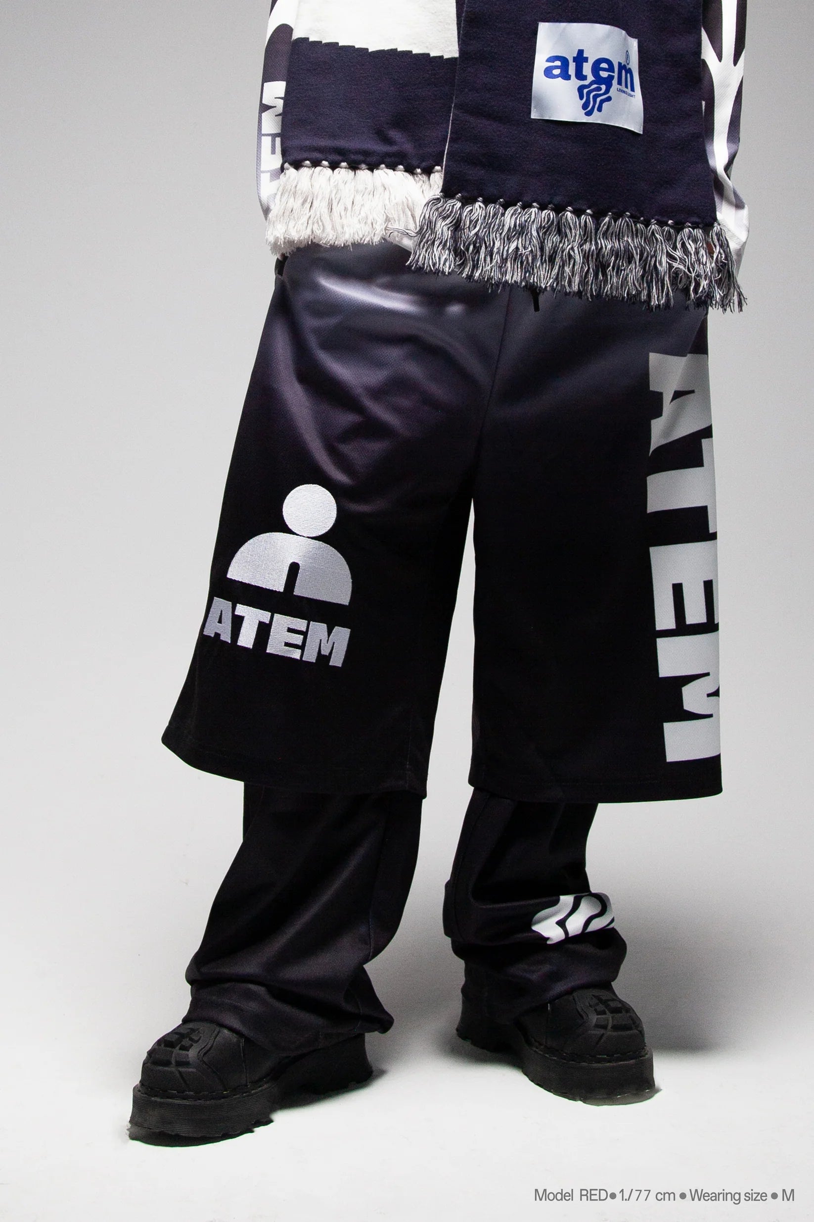 Atem Racing Pants - Black / Unisex - Oversize Fit