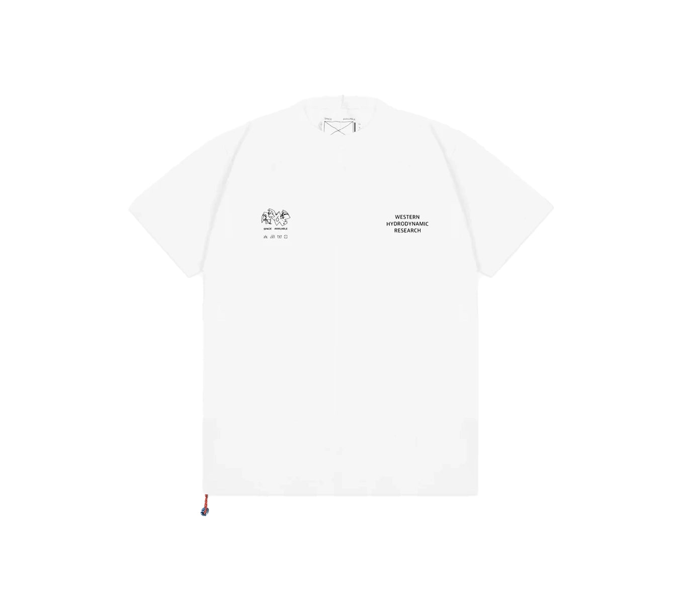 Space Available X Western Hydrodynamics Research Logo T-shirt - White