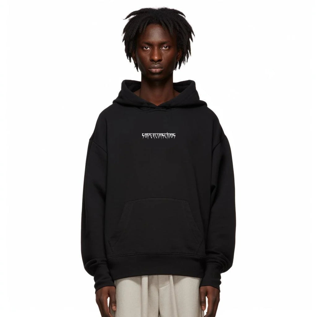 Superconscious NOT Hoodie - Black / Metal