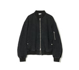 Partimento Vintage Washed MA-1 Jacket - Black