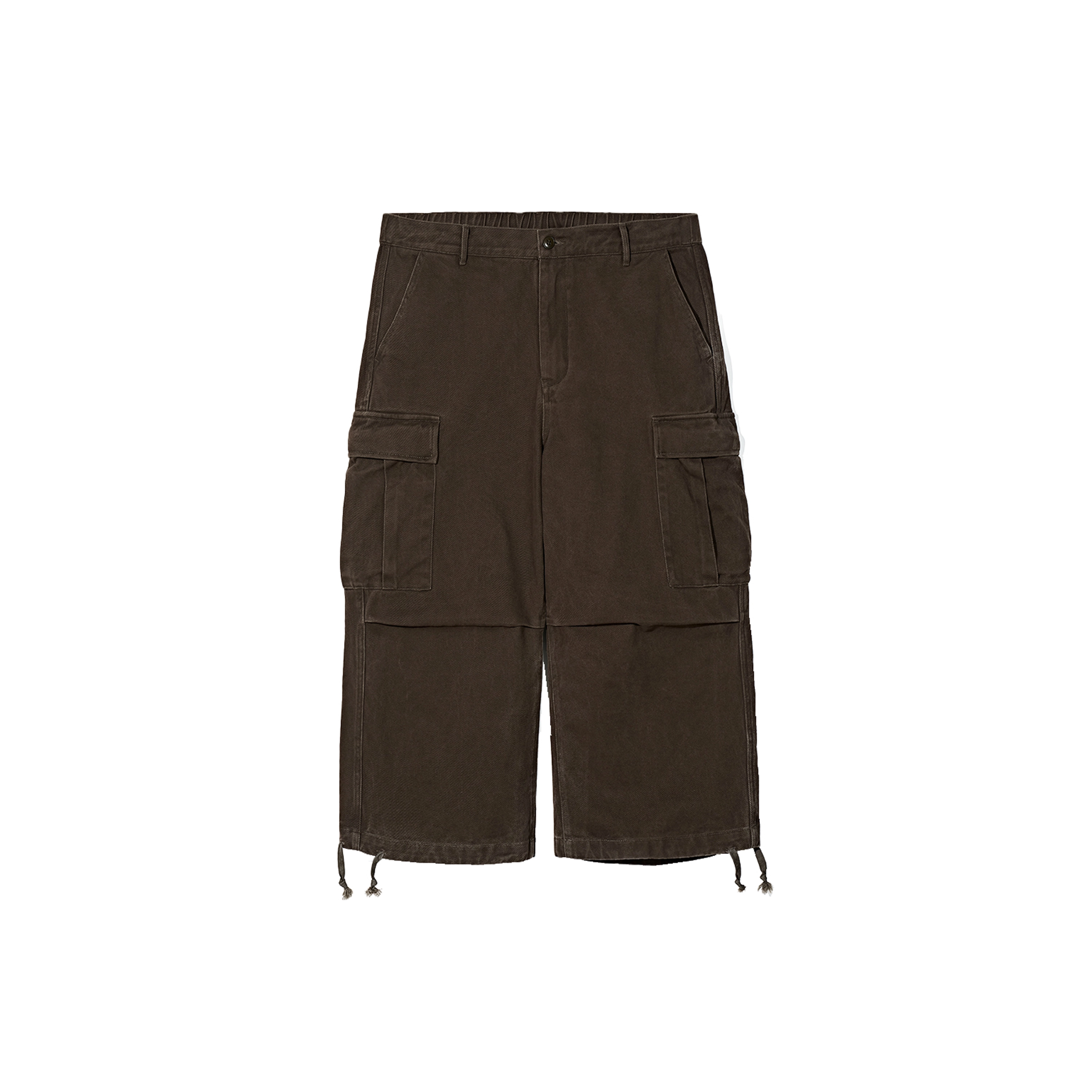 Partimento - VTG Washed Cargo Gaucho Pants Brown