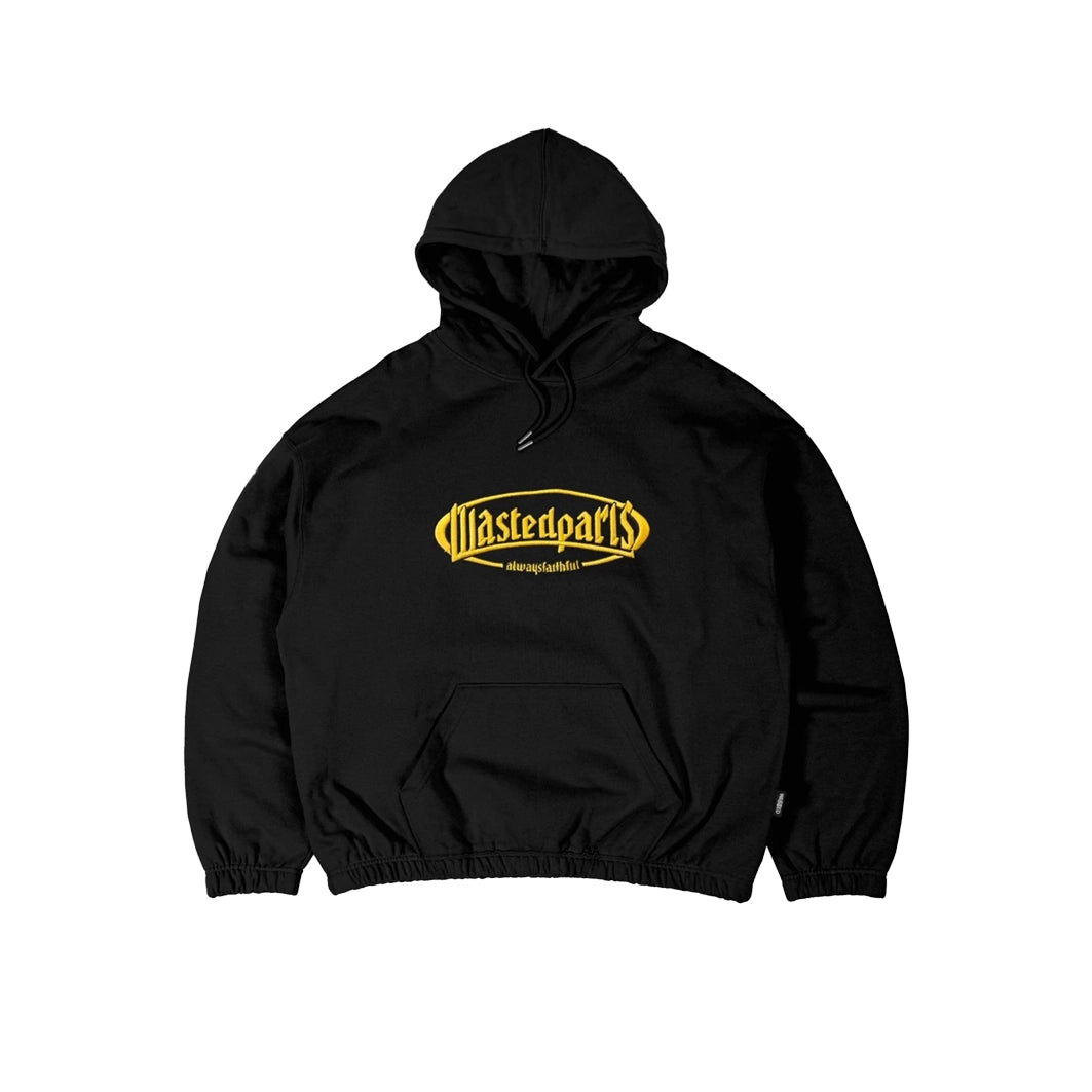 Wasted Paris Yard Boxy Hoodie - Black