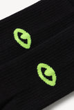 Aries Arise Eye Sock - Black - Socks