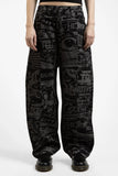Wasted Paris Mind Casper Pant - Faded Black