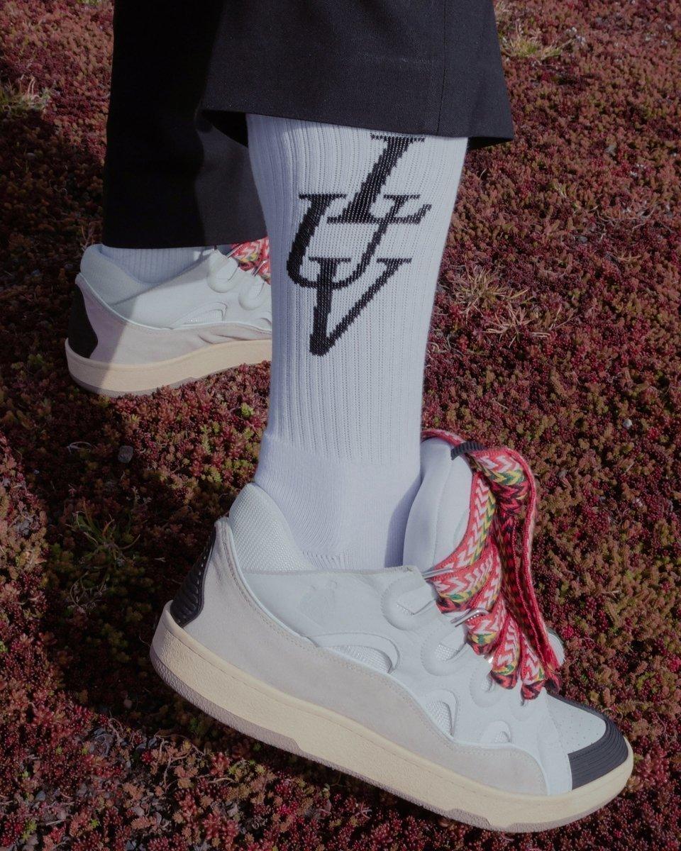 Lost Utopian Visions LUV Mars socks - White - SUPERCONSCIOUS BERLIN