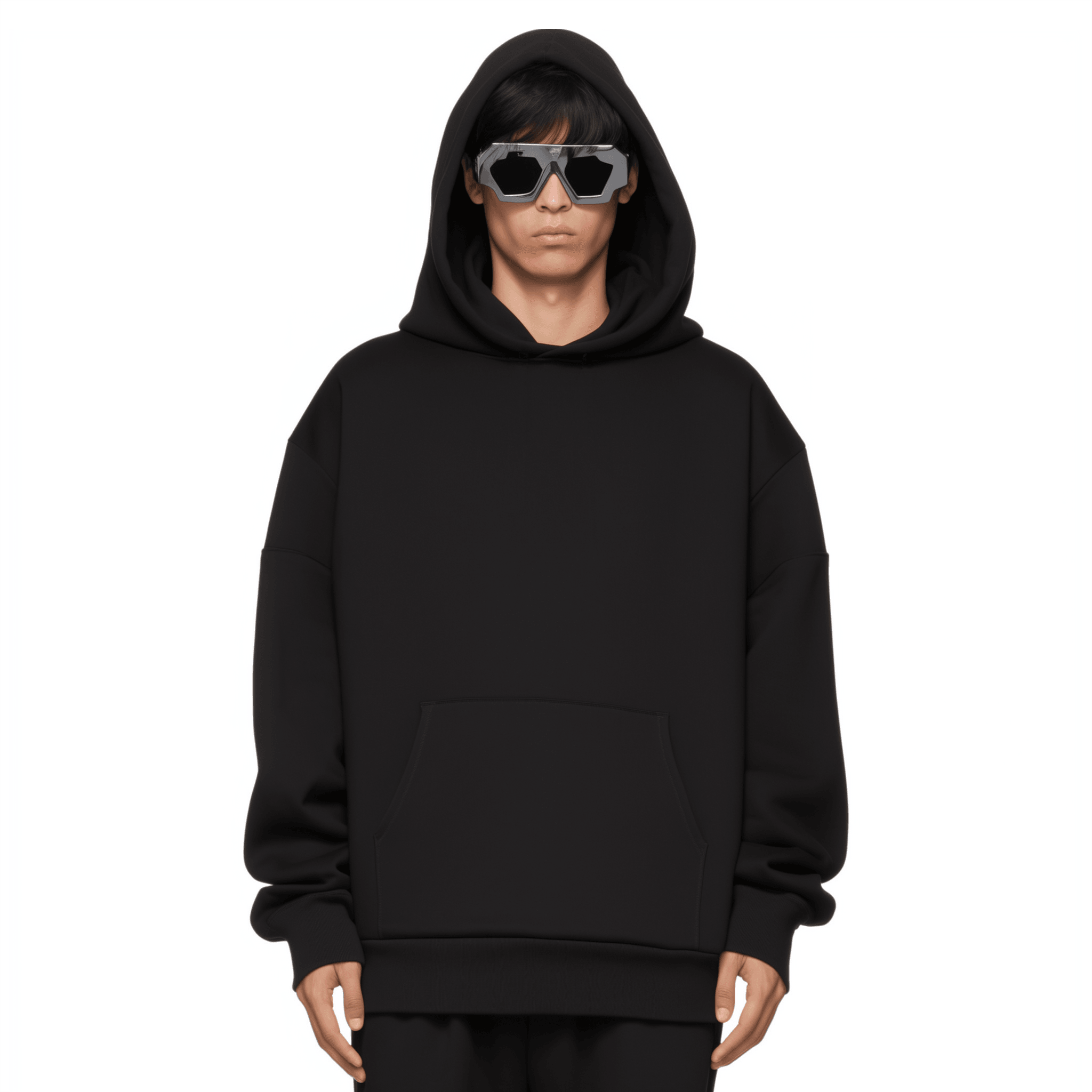 Superconscious Oversized Organic Hoodie - Black - SUPERCONSCIOUS BERLIN