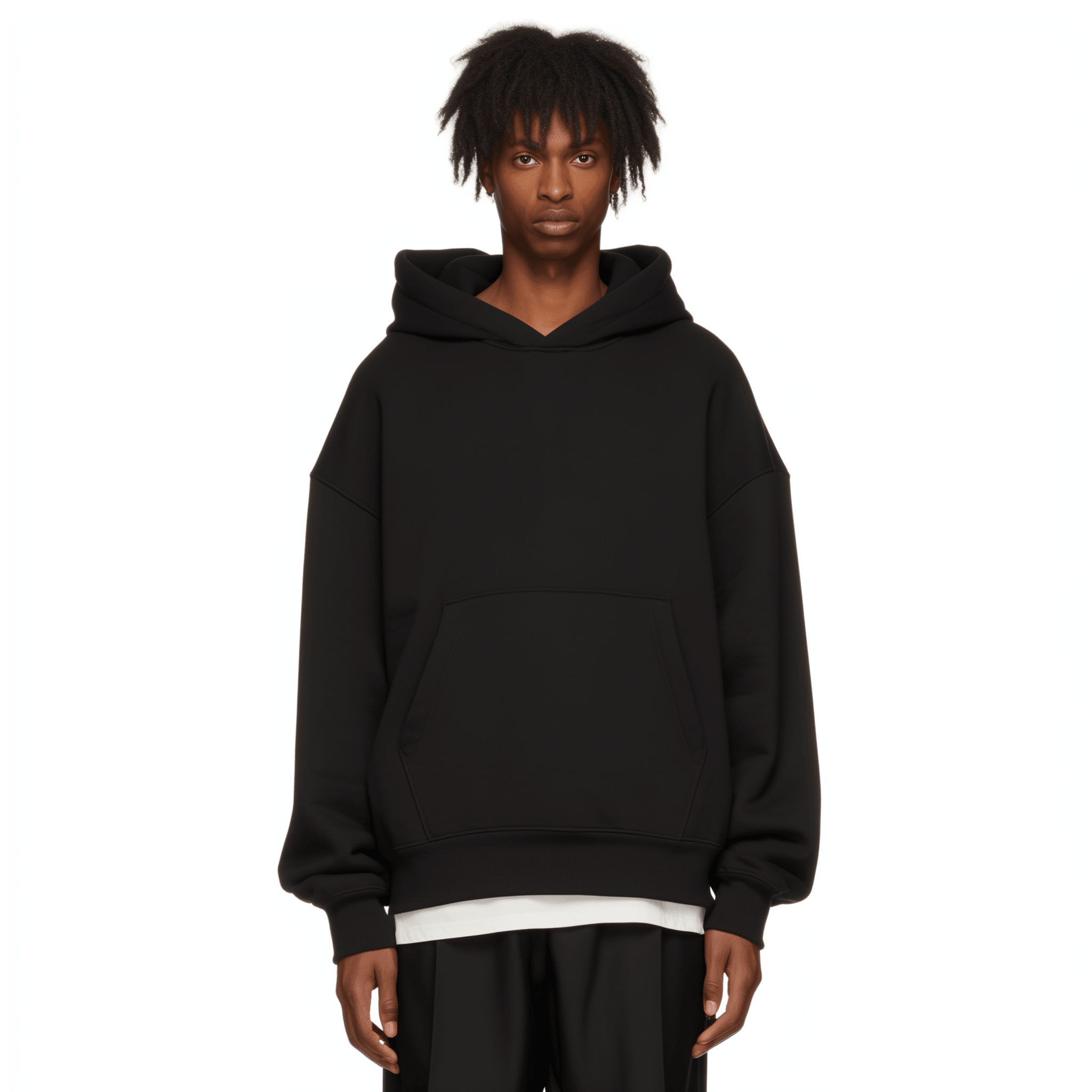 Superconscious Oversized Organic Hoodie - Black - SUPERCONSCIOUS BERLIN