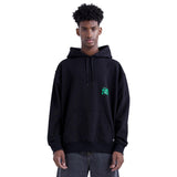 PAM / Perks and Mini MS-DOS Logo Hooded sweat - Black