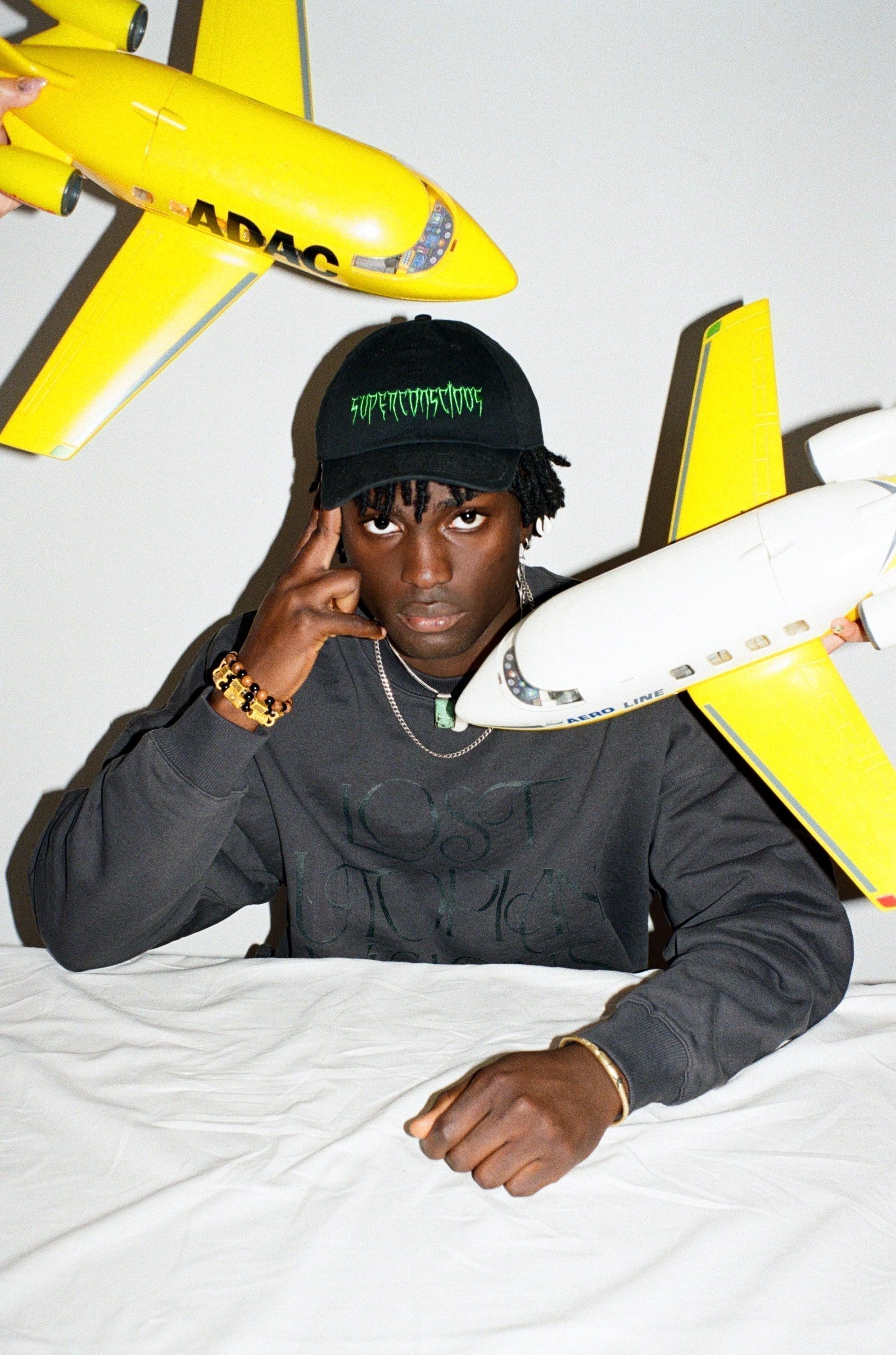 Superconscious Logo Cap - Black/Green - SUPERCONSCIOUS BERLIN