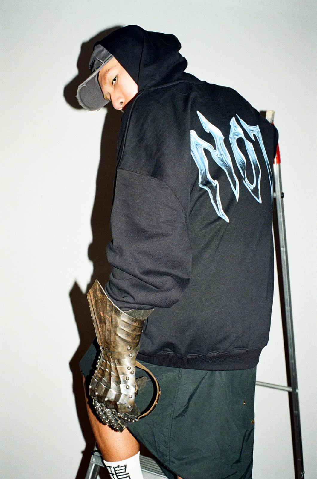 Superconscious NOT Hoodie - Black / Blue - Sweatshirts