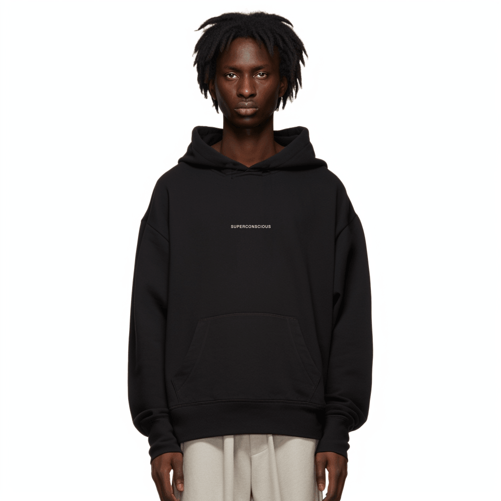 Superconscious NOT Hoodie - Black / Blue - Sweatshirts