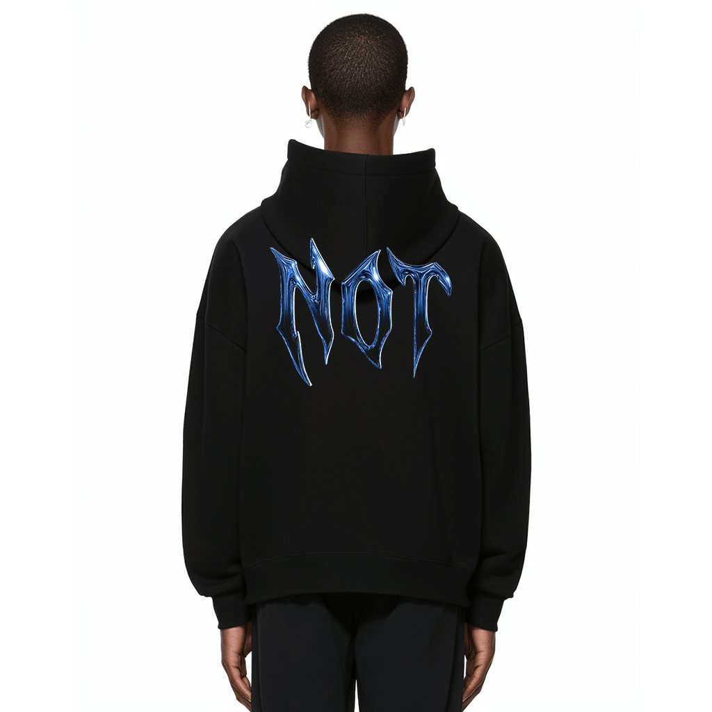 Superconscious NOT Hoodie - Black / Blue - Sweatshirts