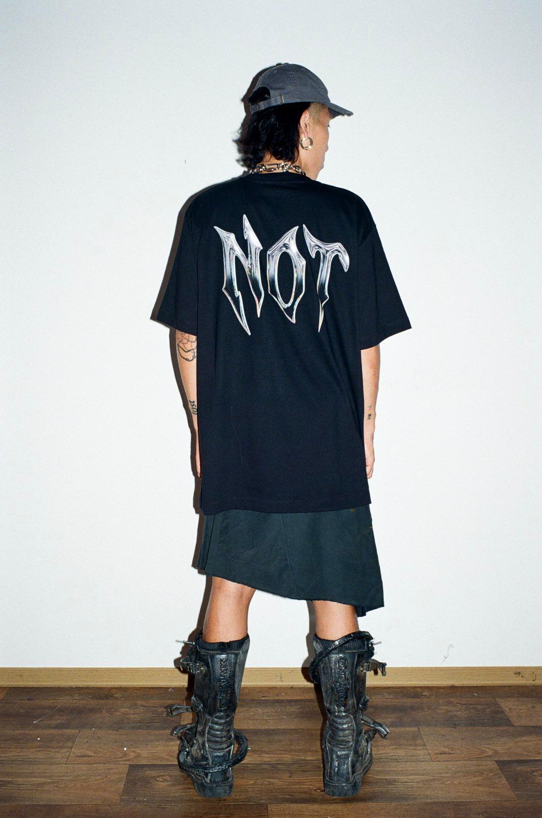 Superconscious NOT T-Shirt - Black / Metal - T-Shirts