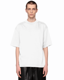 Superconscious Oversized High Collar Boxy T-Shirt - White