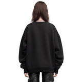 Superconscious Oversized Organic Crewneck - Black - SUPERCONSCIOUS BERLIN