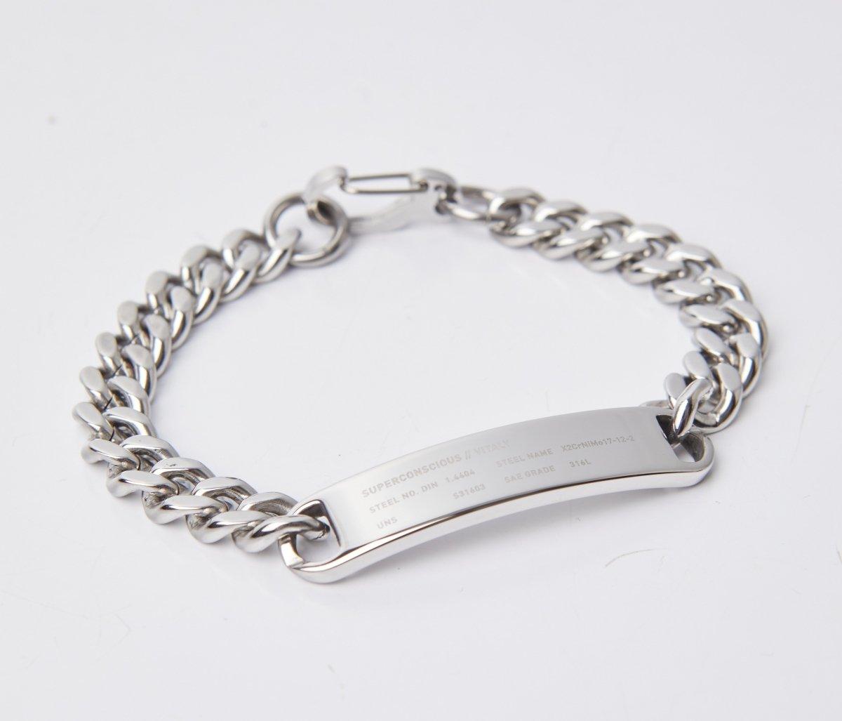 Vitaly X Superconscious Stainless Steel Bracelet - SUPERCONSCIOUS BERLIN