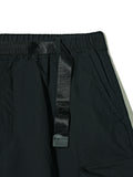 Partimento Webbing Belt Cargo Half Pants - Black