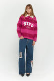 SSSTUFFF STFU Polo - Pink