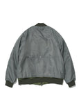 Partimento Detachable Layered Ma-1 Bomber Jacket Khaki Green