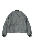 Partimento Detachable Layered Ma-1 Bomber Jacket Khaki Green