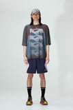 PAM / Perks and Mini - 360 Oversized SS T-Shirt - Charcoal Grey