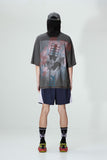 PAM / Perks and Mini - 360 Oversized SS T-Shirt - Charcoal Grey