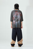 PAM / Perks and Mini - 360 Oversized SS T-Shirt - Charcoal Grey