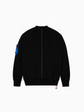Space Available X Western Hydrodynamics Research Upcycled Patch Sweatshirt - Black