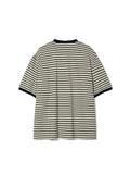 Partimento - Breton Stripe Ringer Tee Beige