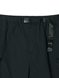 Partimento Webbing Belt Cargo Half Pants - Black