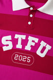 SSSTUFFF STFU Polo - Pink