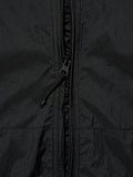 Partimento - Puckering Sheer Hood Zip-up Black